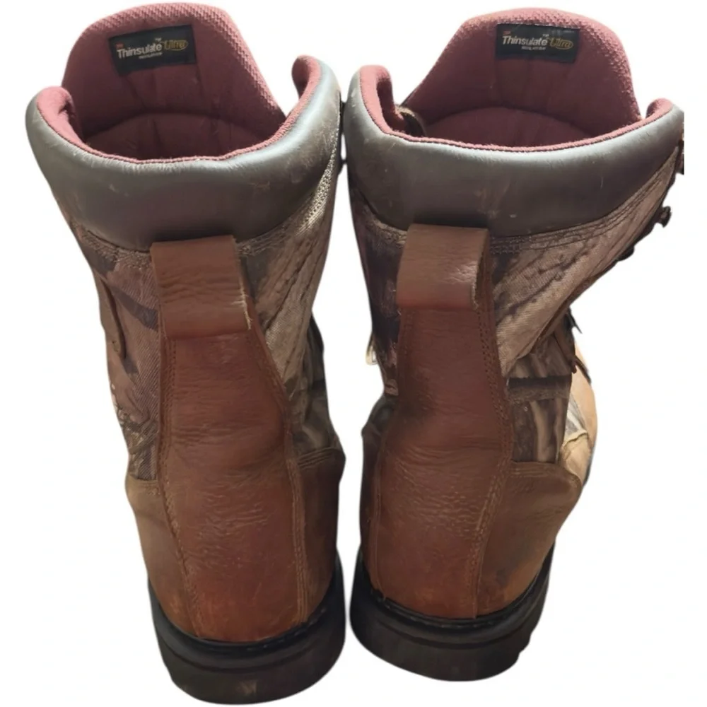 🌸Cabela's Brown Camo 𝟑𝐌 𝐓𝐡𝐢𝐧𝐬𝐮𝐥𝐚𝐭𝐞 𝐔𝐥𝐭𝐫𝐚 𝐈𝐧𝐬𝐮𝐥𝐚𝐭𝐢𝐨𝐧 Boots